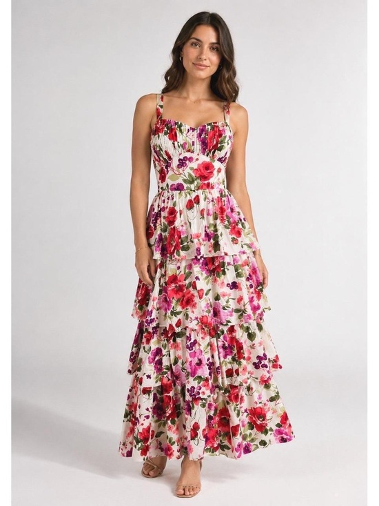 Abercrombie & Fitch Dresses & Skirts - Abercrombie & Fitch Floral Tiered Maxi Dress